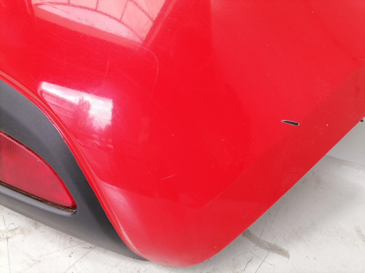 Mazda 2 DE original Sto&szlig;stange Stossf&auml;nger hinten Rot Bj.2010